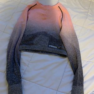 GYMSHARK OMBRÉ SEAMLESS LONG SLEEVE